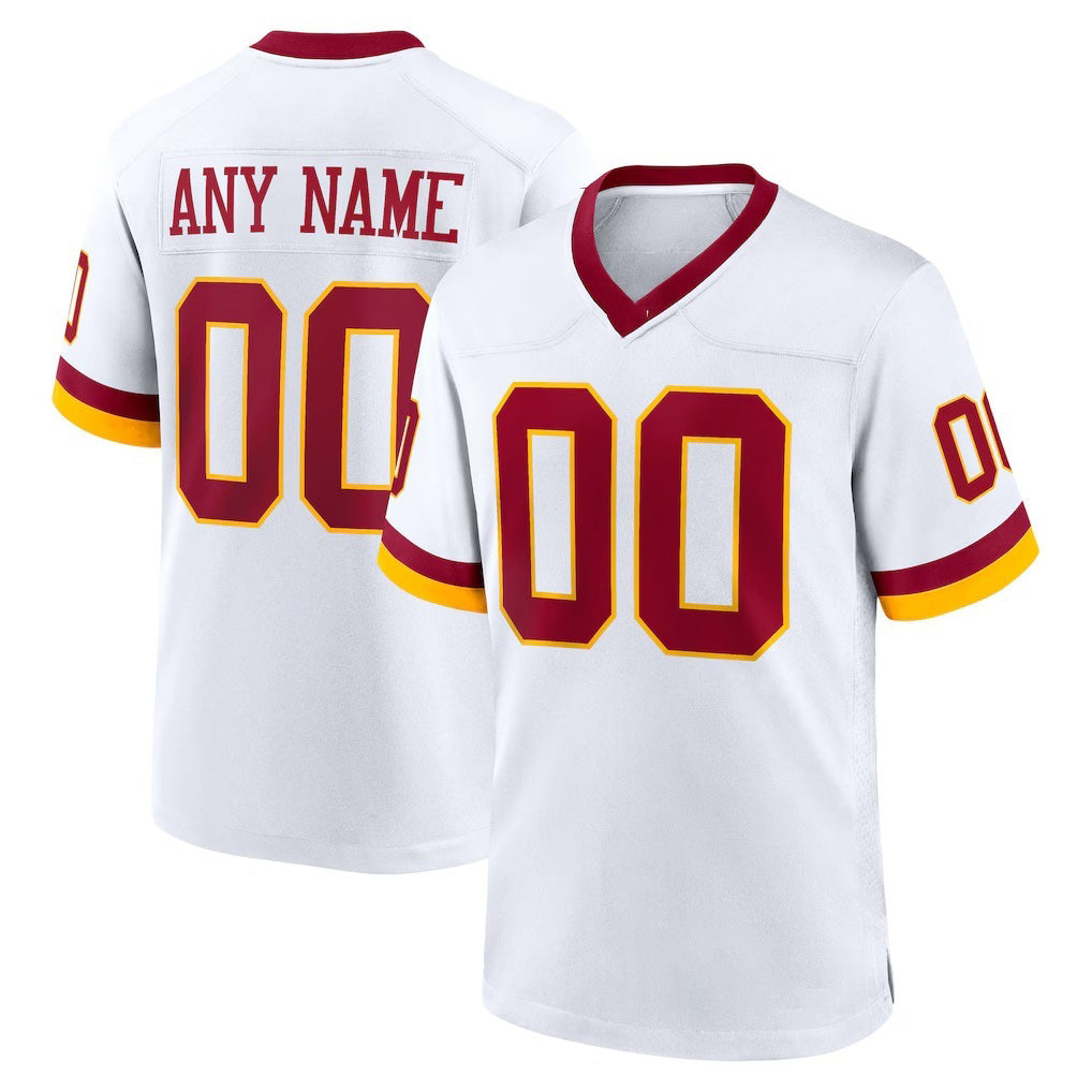 Custom W.Commanders White MIKSHPS Game Jersey