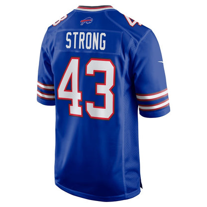 B.Bills #43 Dorian Strong Royal MIKSHPS Team Game Jersey