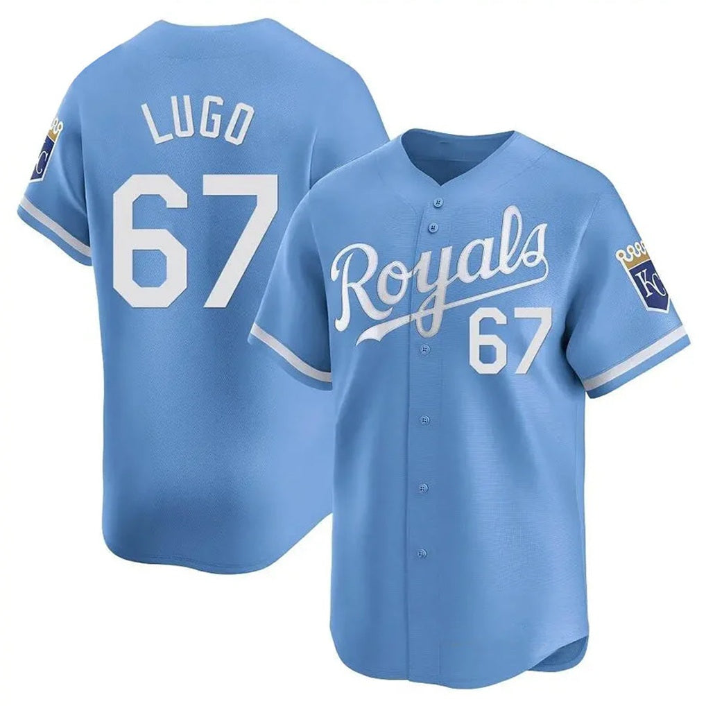 Kansas City Royals #67 Seth Lugo Player Light Blue MIKSHPS Alt Limited Home Stitched Jerseys