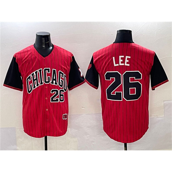 Chicago White Sox #26 Korey Lee Red Black MIKSHPS 2025 City Connect Limited Stitched Jersey