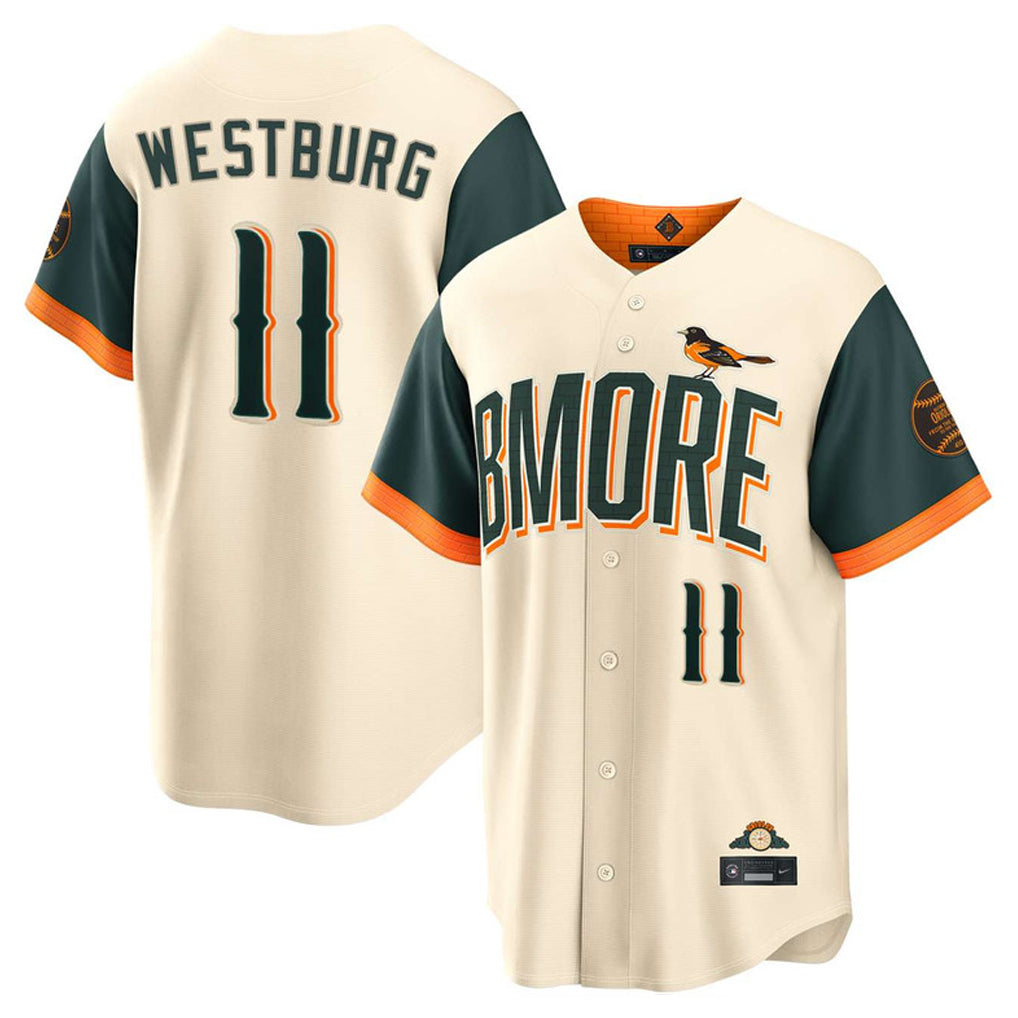Baltimore Orioles #11 Jordan Westburg Player Cream MIKSHPS 2026 City Connect Home Game Stitched Jerseys