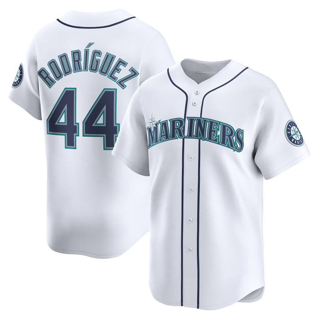 Seattle Mariners #44 Julio Rodr¨ªguez White MIKSHPS Home Limited Player Jersey