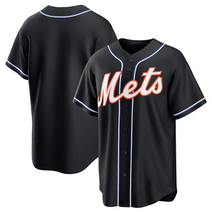 New York Mets Blank 2026 Black MIKSHPS Out Stitched Jersey