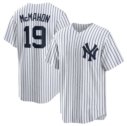 New York Yankees #19 Ryan McMahon White MIKSHPS 2025 Cool Base Stitched Jersey