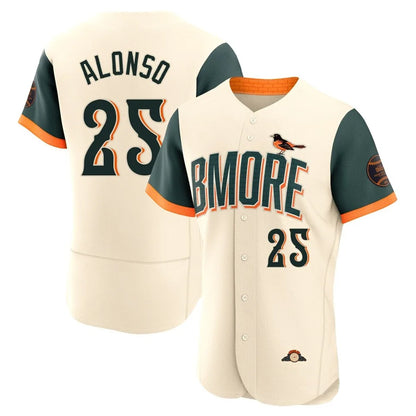 Baltimore Orioles #25 Pete Alonso Player Cream MIKSHPS 2026 City Connect Limited Elite Home Game Stitched Jerseys