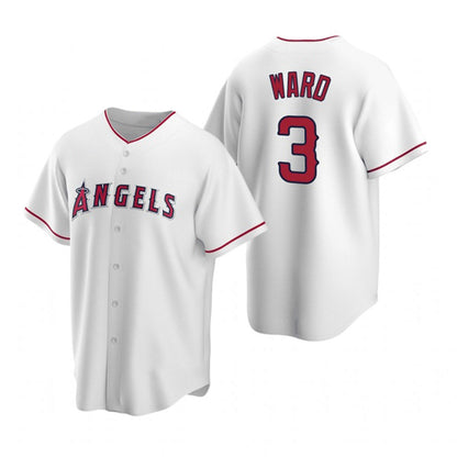 Los Angeles Angels #3 Waylor Ward White MIKSHPS Cool Base Stitched Jersey