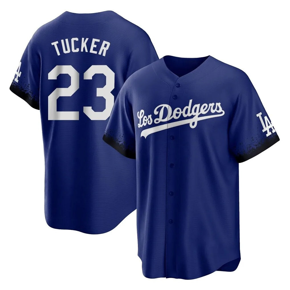 Los Angeles Dodgers #23 Kyle Tucker Player Royal MIKSHPS City Connect Home Game Stitched Jerseys