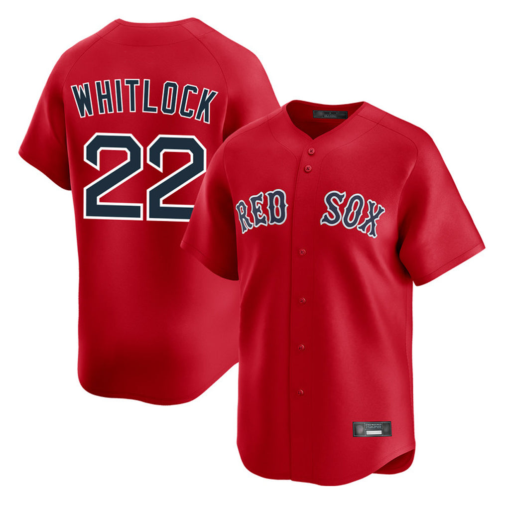 Boston Red Sox #22 Garrett Whitlock Player Red MIKSHPS Limited Home Game Stitched Jerseys1