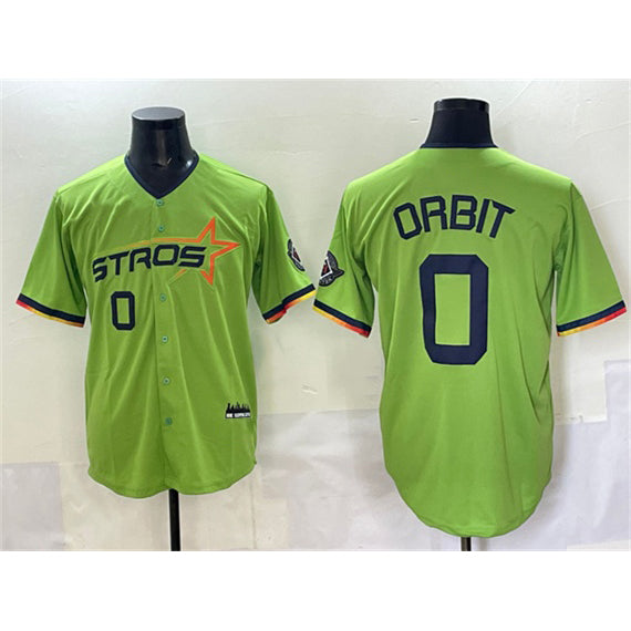 Houston Astros #0 Orbit Green MIKSHPS 2025 City Connect Limited Stitched Jersey