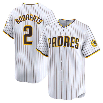 San Diego Padres #2 Xander Bogaerts White MIKSHPS Home Limited Player Jersey