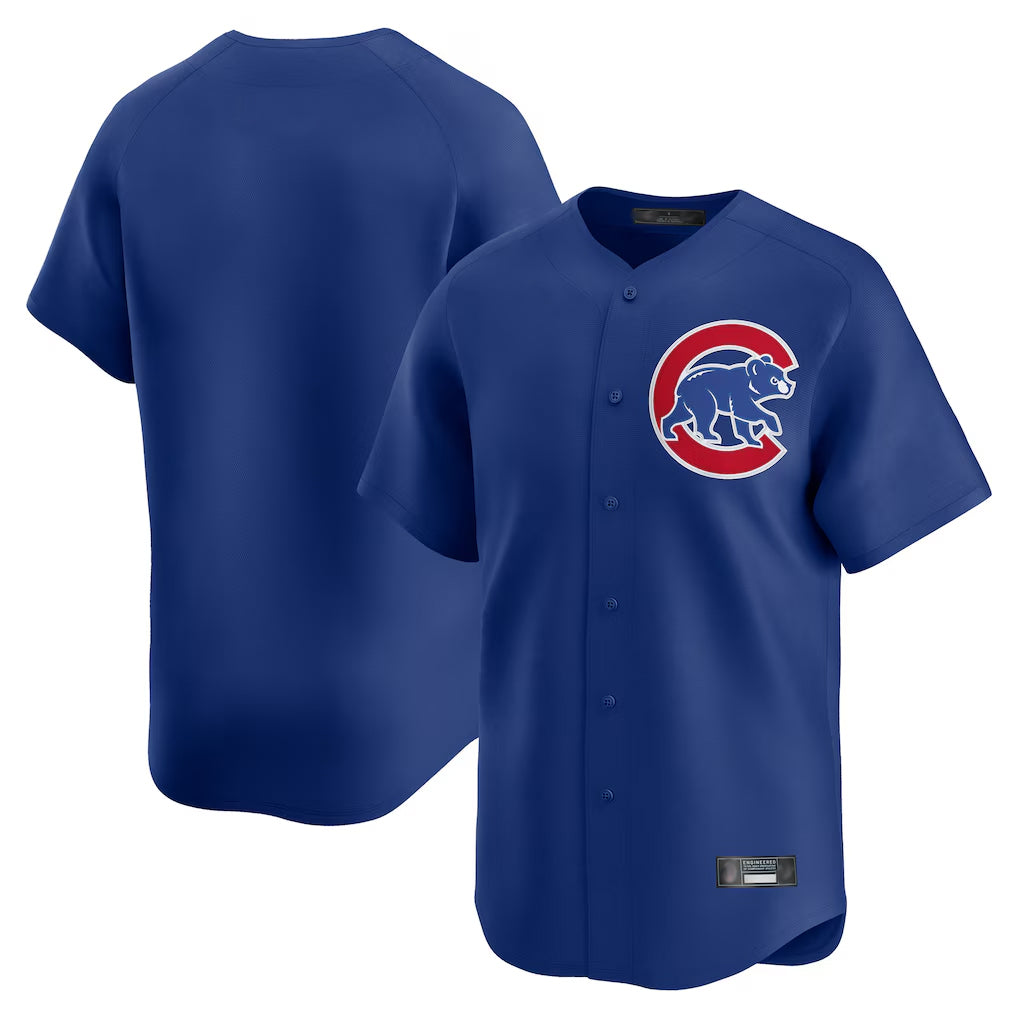 Chicago Cubs Royal MIKSHPS Limited Home Game Blank Player Stitched Jerseys