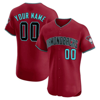 Custom Arizona Diamondbacks 2024 Flex Base Jersey ¨C Red MIKSHPS