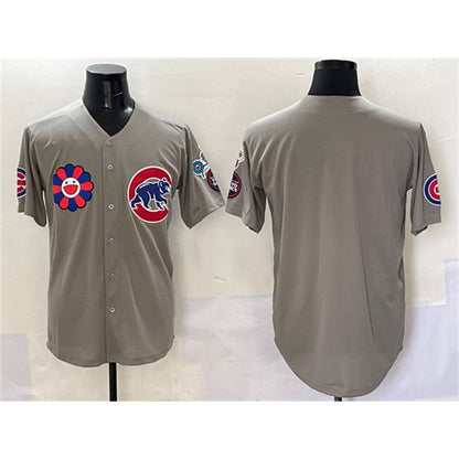 Chicago Cubs Blank Gray MIKSHPS 2025 Tokyo Series Limited Stitched Jersey