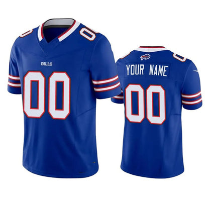 Custom B.Bills Active Player Blue MIKSHPS 2023 F.U.S.E. Vapor Untouchable Limited Stitched Jersey