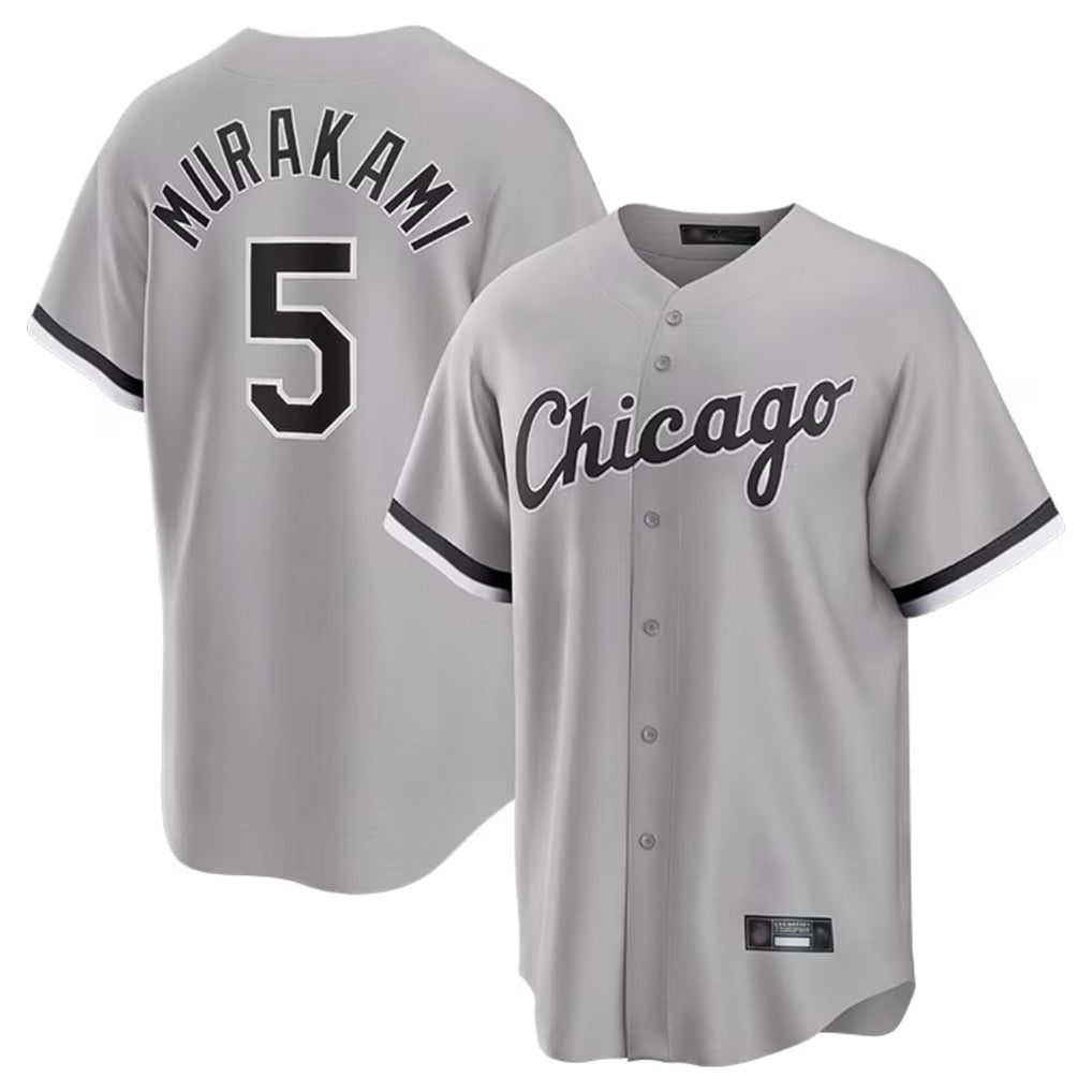 Chicago White Sox #5 Munetaka Murakami Player Gray MIKSHPS Home Game Stitched Jerseys