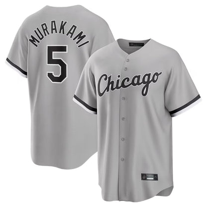 Chicago White Sox #5 Munetaka Murakami Player Gray MIKSHPS Home Game Stitched Jerseys