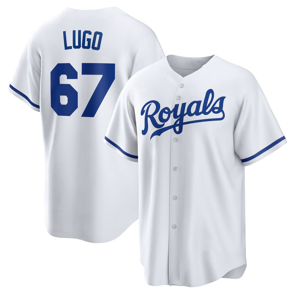 Kansas City Royals #67 Seth Lugo White MIKSHPS Home Replica Jersey