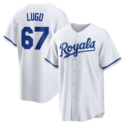 Kansas City Royals #67 Seth Lugo White MIKSHPS Home Replica Jersey