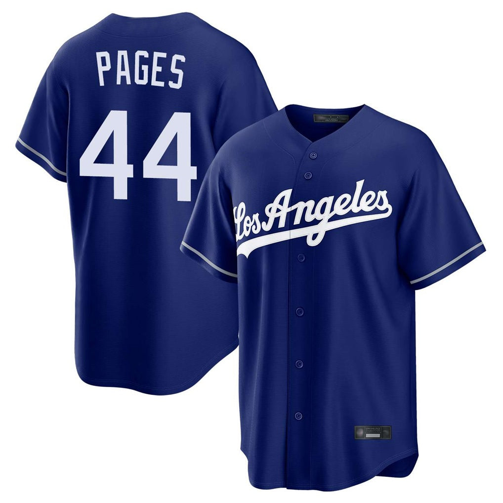 Los Angeles Dodgers #44 Andy Pages Player Royal MIKSHPS Game Stitched Jerseys