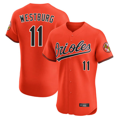 Baltimore Orioles #11 Jordan Westburg Player Orange MIKSHPS Limited Elite Home Game Stitched Jerseys
