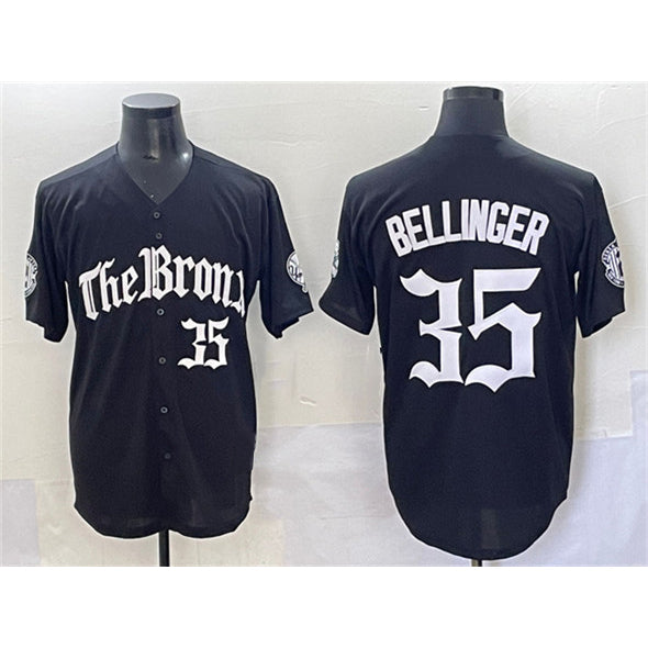 New York Yankees #35 Cody Bellinger Black MIKSHPS 'Gothic Legacy Edition' Vapor Premier Limited Stitched Jersey
