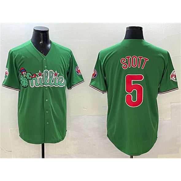 Philadelphia Phillies #5 Bryson Stott Green MIKSHPS Phanatic Limited Stitched Jersey
