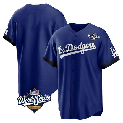Los Angeles Dodgers Blank Player Royal MIKSHPS City Connect Home Game World Series Stitched Jerseys