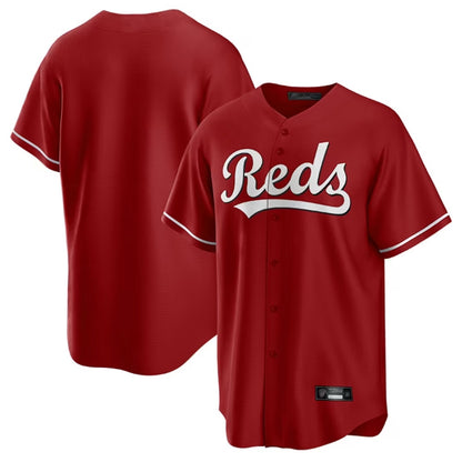Cincinnati Reds Blank Player Red MIKSHPS Game Home Stitched Jerseys