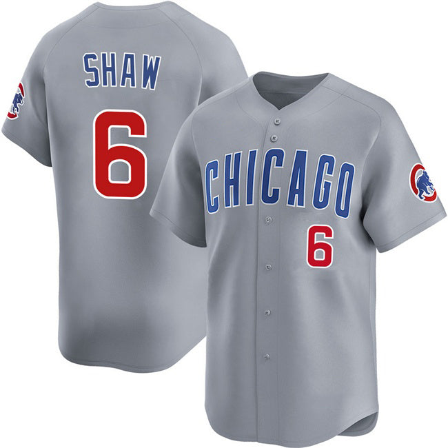Chicago Cubs #6 Matt Shaw Grey MIKSHPS Limited Stitched Jersey