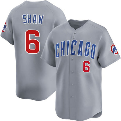 Chicago Cubs #6 Matt Shaw Grey MIKSHPS Limited Stitched Jersey