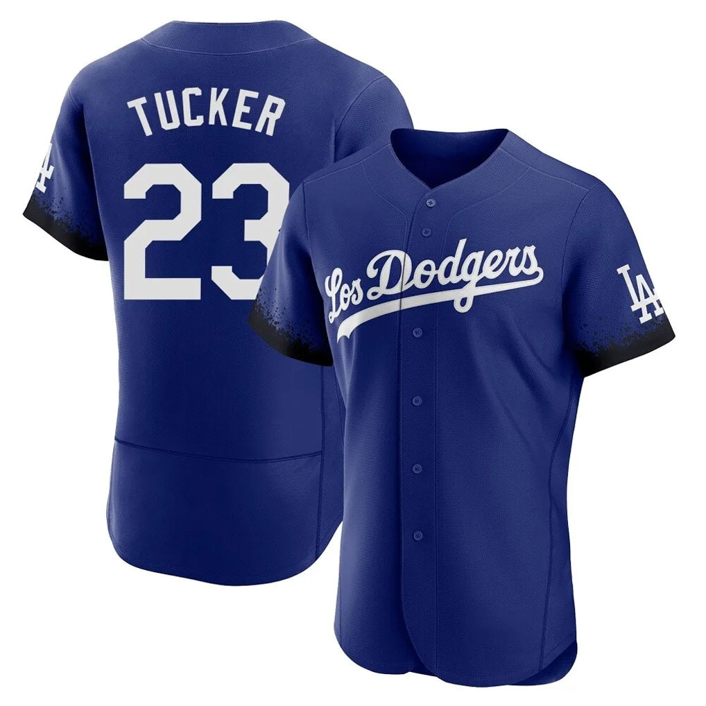 Los Angeles Dodgers #23 Kyle Tucker Player Royal MIKSHPS City Connect Elite Home Stitched Jerseys