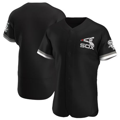 Chicago White Sox Black MIKSHPS Alternate Authentic Team Jersey