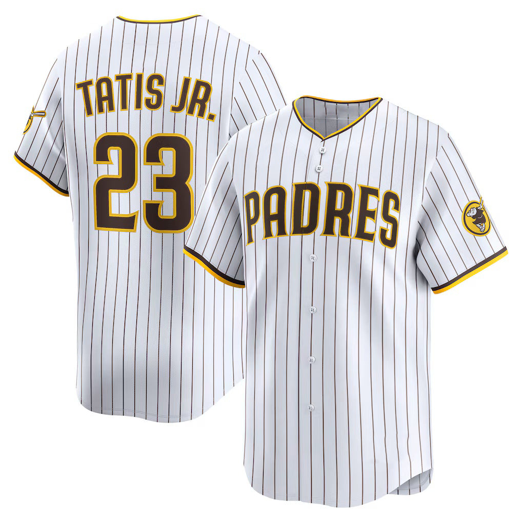 San Diego Padres #23 Fernando Tatis Jr. White MIKSHPS Home Limited Player Jersey