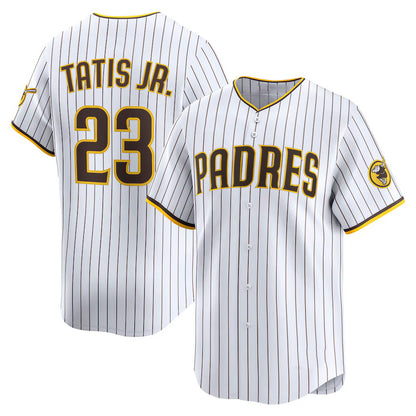 San Diego Padres #23 Fernando Tatis Jr. White MIKSHPS Home Limited Player Jersey