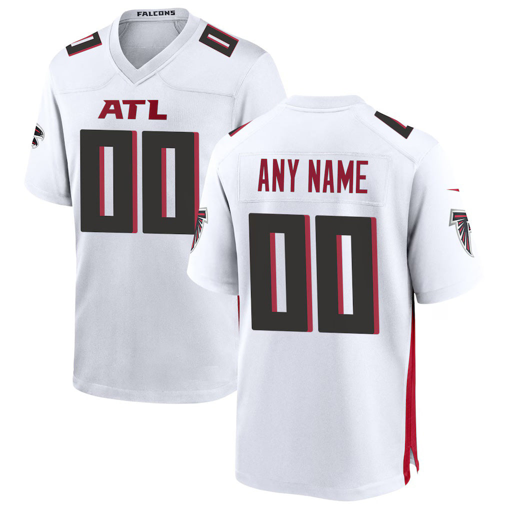 Custom A.Falcons White MIKSHPS Game Jersey
