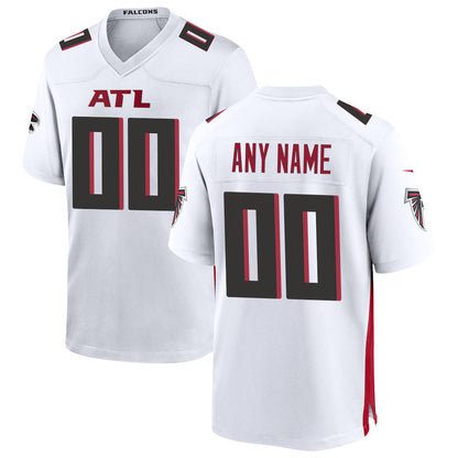 Custom A.Falcons White MIKSHPS Game Jersey