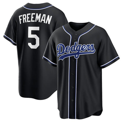Los Angeles Dodgers #5 Freddie Freeman 2026 Black MIKSHPS Out Stitched Jersey