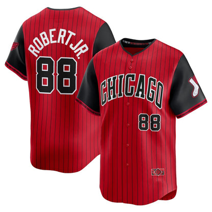 Chicago White Sox #88 Luis Robert Jr. Red-Black MIKSHPS 2025 City Connect Limited Player Jersey