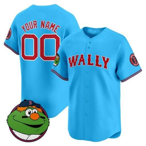 Custom Boston Red Sox Wally Vapor Premier Limited Jersey ¨C Blue MIKSHPS
