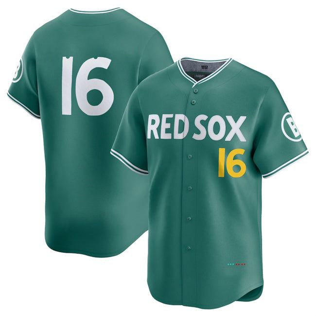 Boston Red Sox #16 Jarren Duran Green MIKSHPS 2025 City Connect Limited Stitched Jersey
