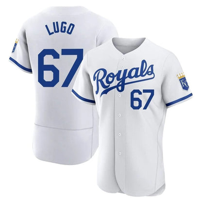 Kansas City Royals #67 Seth Lugo Player White MIKSHPS Limited Elite Home Game Stitched Jerseys