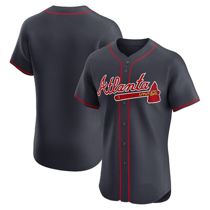 Atlanta Braves Navy MIKSHPS Alternate Elite Jersey
