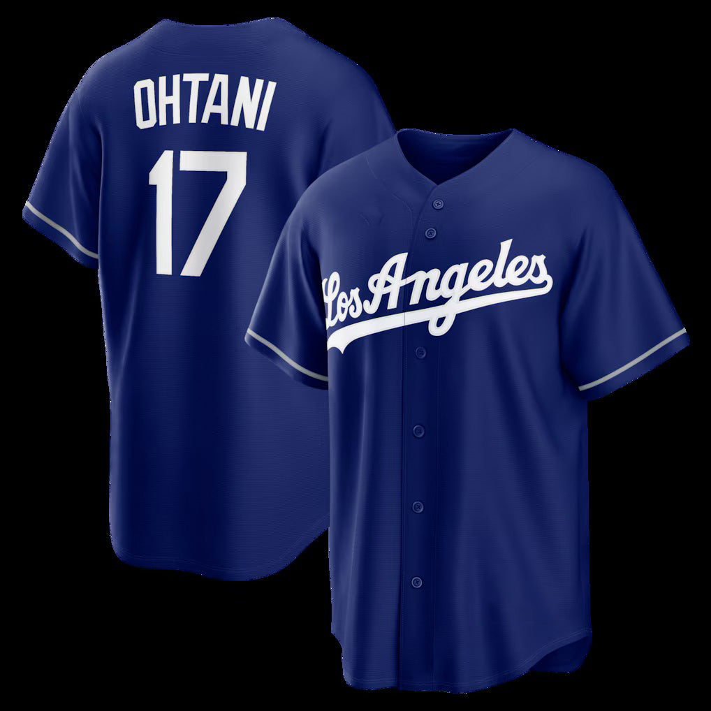 Los Angeles Dodgers #17 Shohei Ohtani Royal MIKSHPS Alternate Replica Jersey