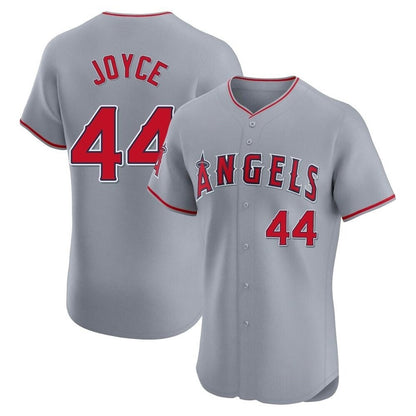 Los Angeles Angels #44 Ben Joyce Player Gray MIKSHPS Home Limited Elite Stitched Jerseys