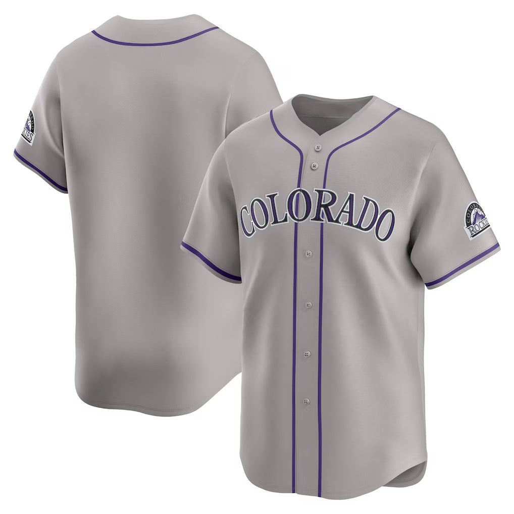 Colorado Rockies Gray MIKSHPS Road Limited Jersey