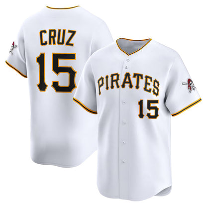 Pittsburgh Pirates #15 Oneil Cruz White MIKSHPS Home Limited Player Jersey