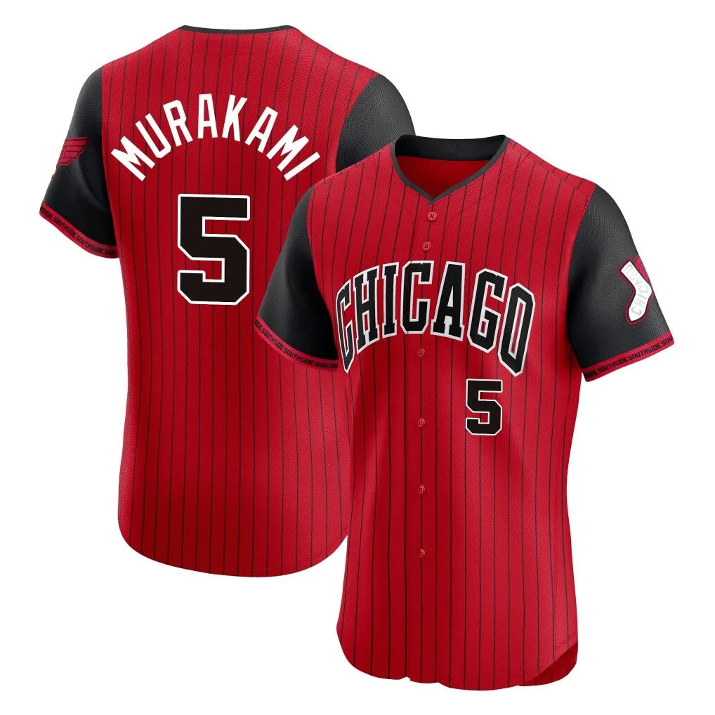 Chicago White Sox #5 Munetaka Murakami Player Red MIKSHPS City Connect Limited Elite Home Stitched Jerseys
