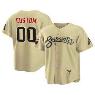 Custom Arizona Diamondbacks Gold MIKSHPS ACTIVE PLAYER 2021 City Connect Cool Base Stitched Jersey