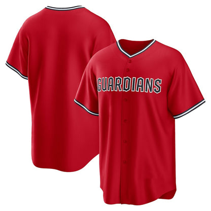Cleveland Guardians Red MIKSHPS Alternate 2 Replica Jersey