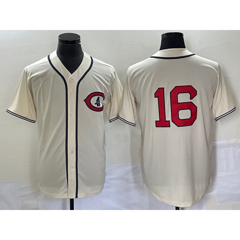 Chicago Cubs #16 Patrick Wisdom 2022 Cream MIKSHPS Field of Dreams Cool Base Stitched Jersey